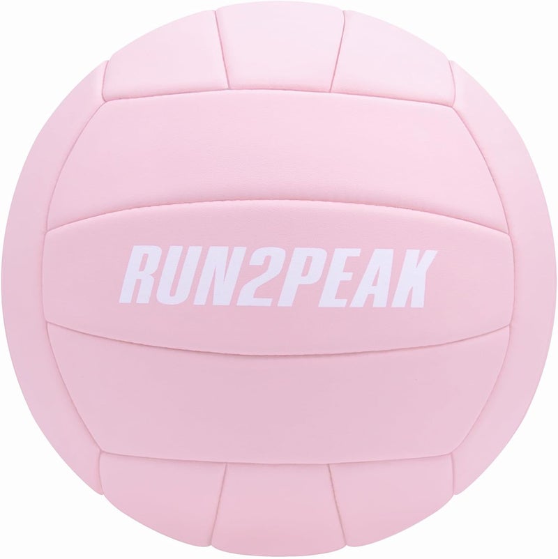 RUN2PEAK Soft Touch Volleyball Ball Gifts for Teen Girls Kids Youth Team Beginners Durable Volleyballs for Outdoor Indoor Beach Pool Water Play Official Size 5 Training Practice Volley Ball - Image 1